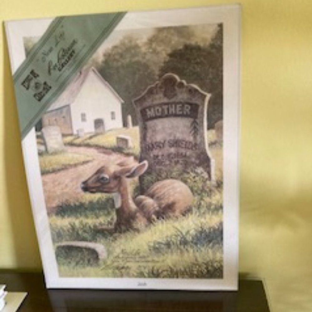 "New Life" print by artist Lee Roberson - Excellent Condition